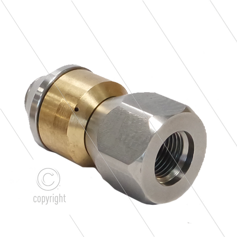 Roterende nozzle - 0.045 - 4 x 0,65 - &Oslash;18mm - 1/8&quot; bi