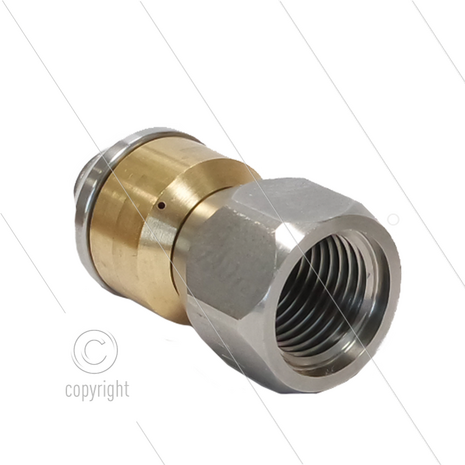 Roterende nozzle - 0.100 - 4 x 0.95 - &Oslash;19mm - 1/4&quot; bi