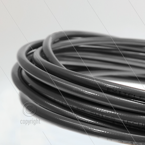 NW5 rioolslang - zwart - 200 Bar - &Oslash;10,3mm - max 60&deg;C - per meter