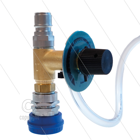 Schuiminjector KEW - max 250 Bar - 15 l/min - 2m zuigslang met zeef - regelbaar 0 tot 5 %