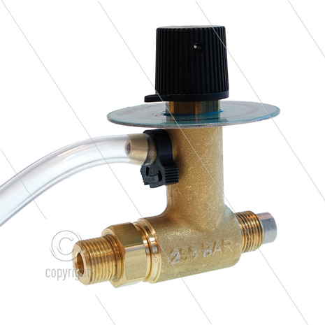 Schuiminjector KEW - 2 x 3/8&quot; bu - zonder snelkoppeling - max 250 Bar - 15 l/min - 2m zuigslang met zeef - regelbaar 0 tot 5 %