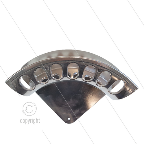 Slanghouder &quot;L&quot; - Aluminium - wandmontage - Slangcapaciteit: 1/2&quot; = 30m - 3/4&quot; = 20m