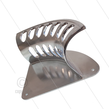 Slanghouder &quot;L&quot; - Aluminium - wandmontage - Slangcapaciteit: 1/2&quot; = 30m - 3/4&quot; = 20m