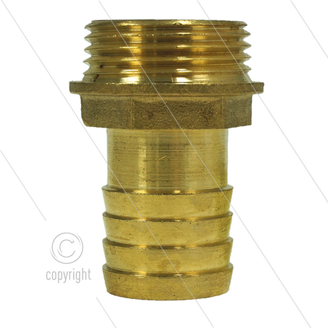Slangpilaar - messing - &Oslash;32mm - 1&quot; bu