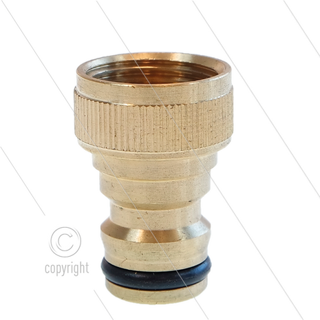 Snelkoppeling - LD - messing - kraanaansluiting - 3/4&quot; bi