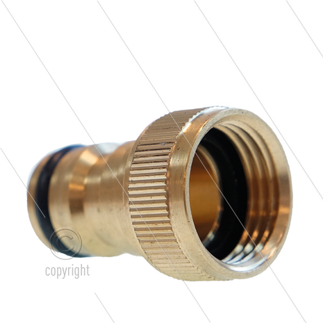 Snelkoppeling - LD - messing - kraanaansluiting - 3/4&quot; bi