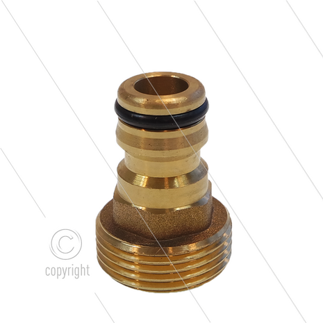 Snelkoppeling - LD - messing - kraanaansluiting - 3/4&quot; bu