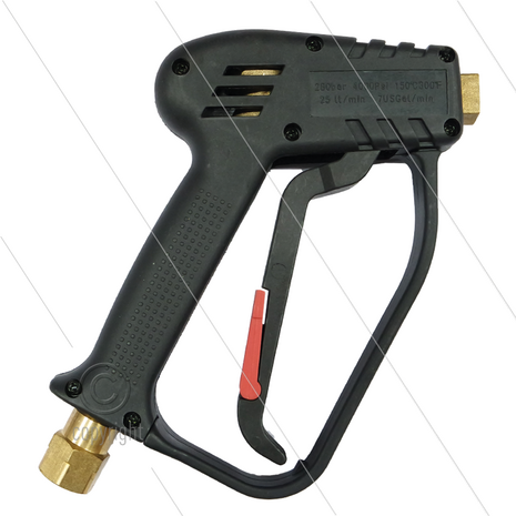 RP28S - HD pistool - met swivel - 280 Bar - 25 l/min - max 150&deg;C - 3/8&quot; bi x 1/4&quot; bi