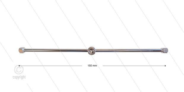 Rotorarm - &Oslash;150mm - 275 Bar - 1/4&quot; bi - nozzle&#039;s 2 x 1/8&quot; bi - t.b.v. FL-AER200