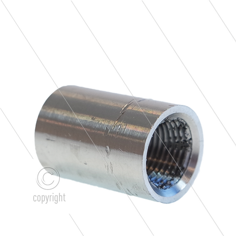 Sok - RVS - 1/8&quot; bi - rond
