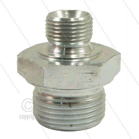 Verloopnippel - staal - 3/4&quot; bu x 1&quot; bu - BSP