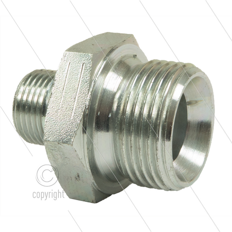 Verloopnippel - staal - 1&quot; bu x 1 1/4&quot; bu - BSP