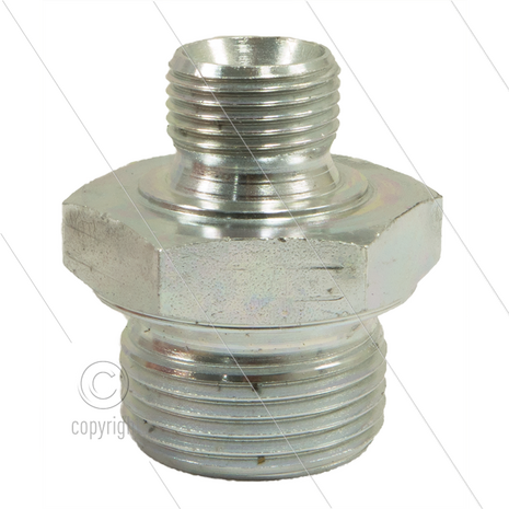 Verloopnippel - staal - 1&quot; bu x 1 1/4&quot; bu - BSP