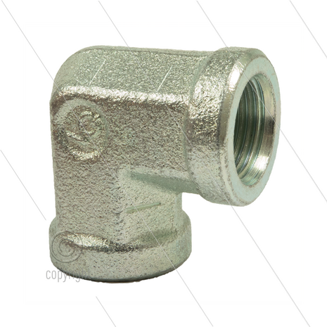 Knie - staal - 2 x 1/2&quot; bi - BSP