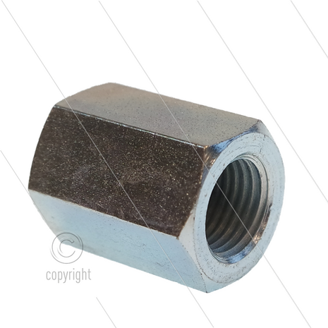 Sok 2 x 1/4&quot; bi - met zeskant