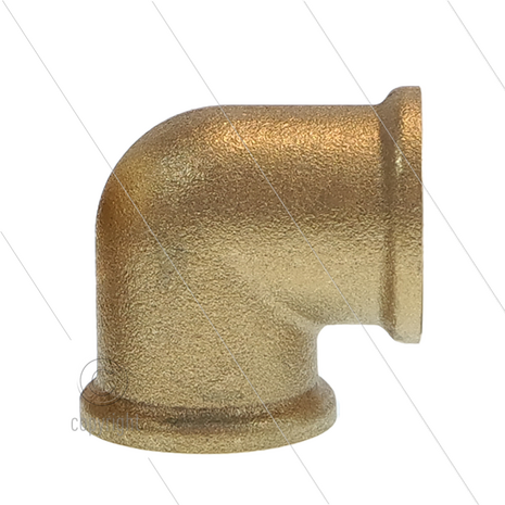 Knie - messing (LD) - 2 x 1&quot; bi