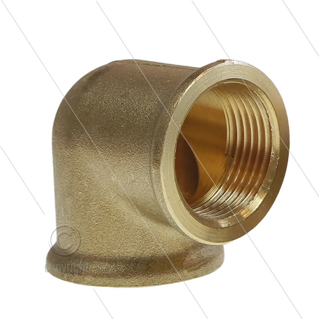 Knie - messing (LD) - 2 x 1&quot; bi