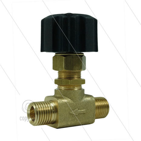 RD3 Chemicali&euml;n doseerkraan - 28 Bar - 10 l/min - max 40&deg;C - 2 x 1/4&quot; bu