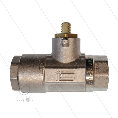 Kogelkraan 1/2&quot; - 210 Bar - t.b.v pneumatische kogelkraan 279902 - 2 x 1/2&quot; bi