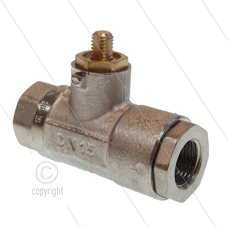 Kogelkraan 3/4&quot; - 210 Bar - t.b.v pneumatische kogelkraan 279903 - 2 x 3/4&quot; bi