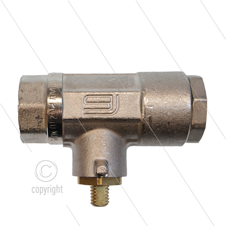 Kogelkraan 3/4&quot; - 210 Bar - t.b.v pneumatische kogelkraan 279903 - 2 x 3/4&quot; bi