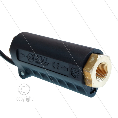 FL7 - stromingsschakelaar - 350 Bar - min 6 l/min horizontaal - min 9 l/min verticaal - zuig: max 30 l/min - pers: max 60 l/min - max 75&deg;C - 2 x 3/8&quot; bi