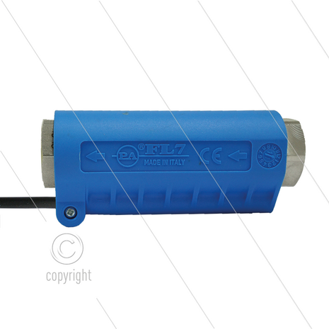 FL7 - stromingsschakelaar - RVS303 - 500 Bar - min 6 l/min horizontaal - min 9 l/min verticaal - zuig: max 30 l/min - pers: max 60 l/min - max 75&deg;C - 2 x 3/8&quot; bi