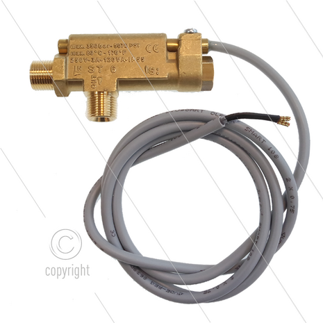 ST6 - stromingsschakelaar - 350 Bar - 30 l/min - max 80&deg;C - 2 x 3/8&quot; bu