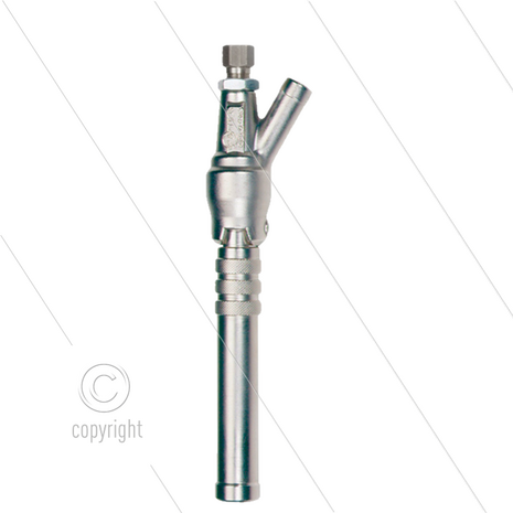 TS12RL - zandstraalkop - 500 Bar - 80 l/min - max 90&deg;C - in: 1/4&quot; bi - wordt geleverd zonder nozzle - type 0&deg; 1/4&quot; bu - verlengde uitvoering L=305 tot 320mm