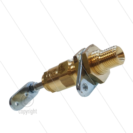 RG1 - toerenregelaar - 15 tot 250 Bar - 160&deg;C - slag 7mm - 1/4&quot; bu - BSP