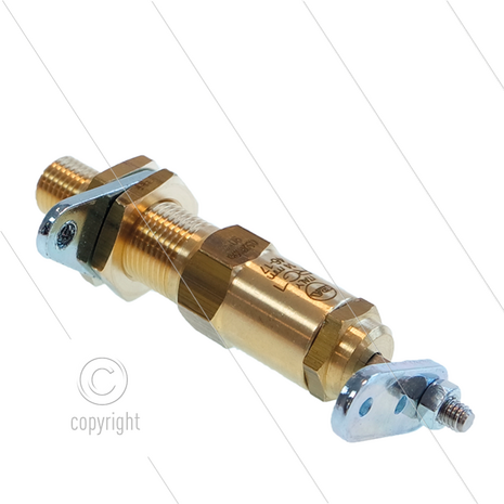 RG1 - toerenregelaar - 15 tot 250 Bar - 160&deg;C - slag 14mm - 1/4&quot; bu - BSP