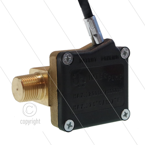 Speedmatic - 50 tot 200 Bar - max 75&deg;C - slag 0-30mm - 3/8&quot; bu - kabellengte 1m