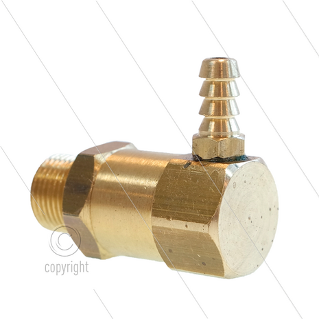 ES1 - aanloopventiel - max 280 Bar - 30 l/min - max 80&deg;C - 3/8&quot; bu - 1/4&quot; (8mm) slangtule