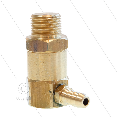 ES1 - aanloopventiel - max 280 Bar - 30 l/min - max 80&deg;C - 3/8&quot; bu - 1/4&quot; (8mm) slangtule