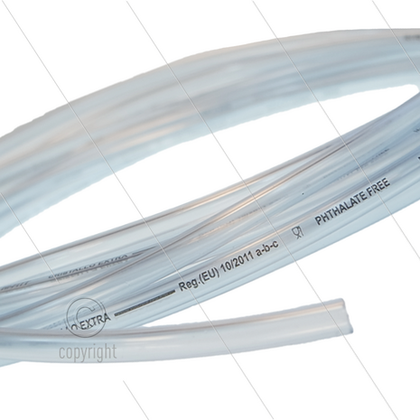 PVC slang - glashelder - &Oslash;6x9mm