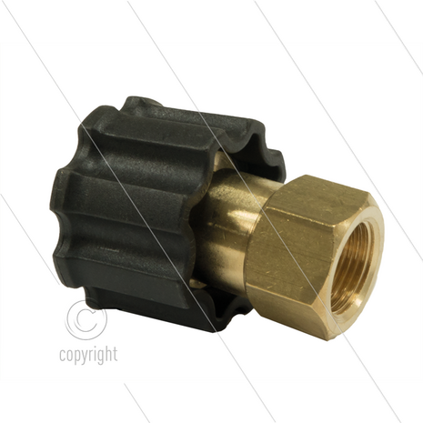 AR1 - M22x1,5 - wartel - messing - 250 Bar - &Oslash;14mm - max 160&deg;C - 3/8&quot; bi