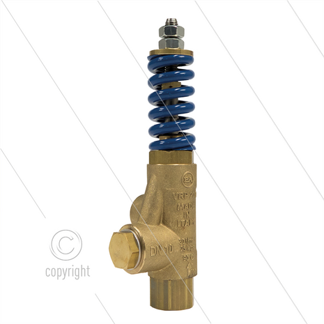 VRP200 - veiligheids-/drukregelventiel - 220 Bar - 30 l/min - 60&deg;C - In: 2 x 3/8&quot;bi - Bypass: 3/8&quot;bi