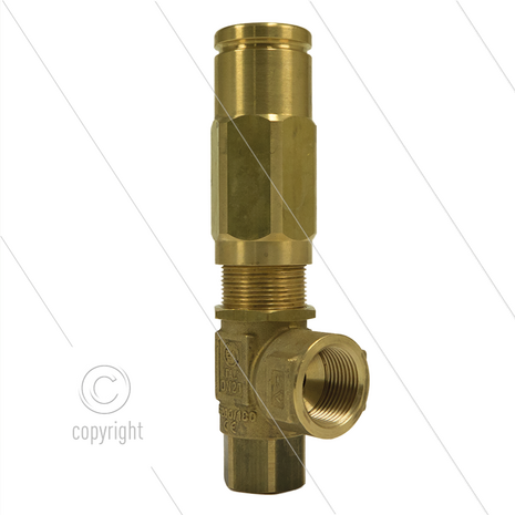 VS200/200 - veiligheidsventiel - 200 Bar - 200 l/min - 60&deg;C - In: 3/4&quot; bi - Bypass:1/2&quot; bi - BSP