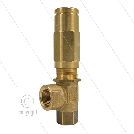 VS200/200 - veiligheidsventiel - 200 Bar - 200 l/min - 60&deg;C - In: 3/4&quot; bi - Bypass:1/2&quot; bi - BSP