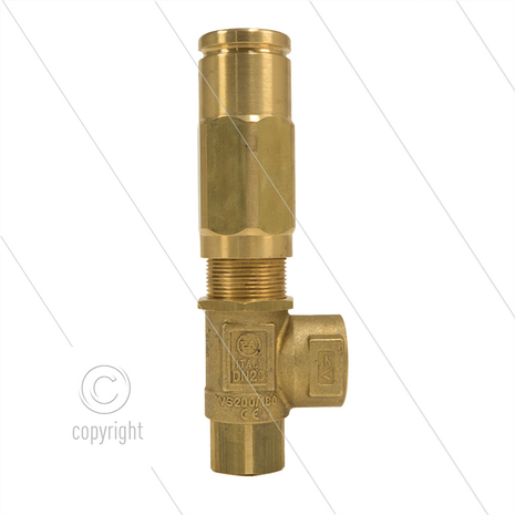 VS200/200 - veiligheidsventiel - 200 Bar - 200 l/min - 60&deg;C - In: 3/4&quot; bi - Bypass:1/2&quot; bi - BSP