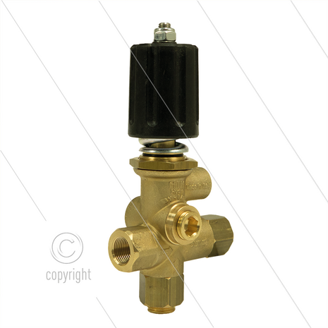 MG4000 - drukregelautomaat - 310 Bar - 40 l/min - max 90&deg;C - In: 3/8&quot; bi - Uit: 3/8&quot; bi - Bypass: 3/8&quot; bi - paneelmontage