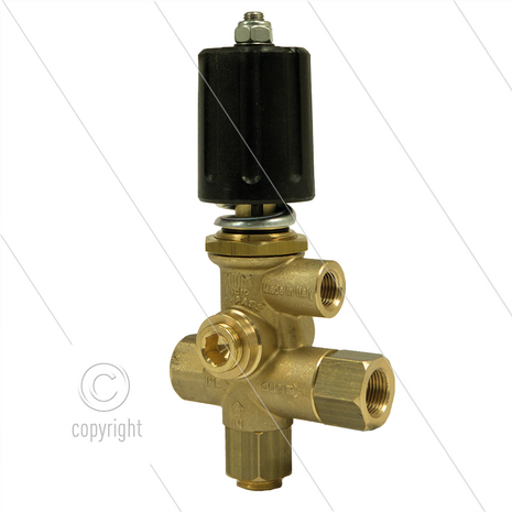 MG4000 - drukregelautomaat - 310 Bar - 40 l/min - max 90&deg;C - In: 3/8&quot; bi - Uit: 3/8&quot; bi - Bypass: 3/8&quot; bi - paneelmontage