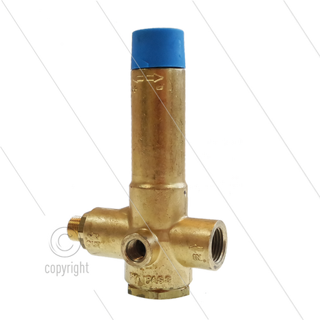 Zeromatic/93 drukregelautomaat - 250 Bar - 40 l/min - In: 1/2&quot; bi - Uit: 3/8&quot; bu - Bypass: 3/8&quot; bi