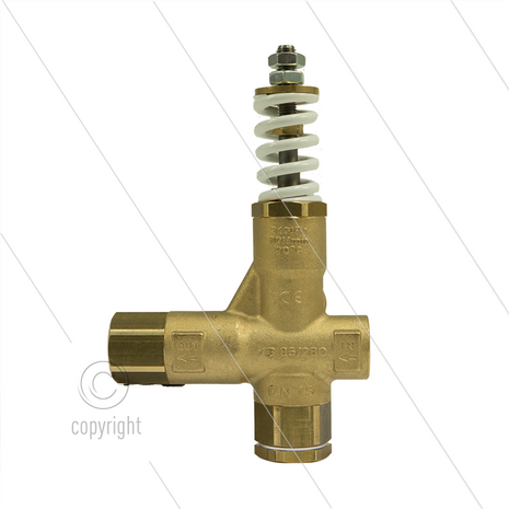 VB85/160-RV - 160 Bar - 80 l/min - max 90&deg;C - In: 1/2&quot; bi - Uit: 1/2&quot; bi - Bypass: 1/2&quot; bi