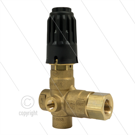 VB-HT33 - drukregelautomaat - 280 Bar - 80 l/min - 85&deg;C - multi-user - In: 1/2&quot; bi - Uit: 1/2&quot; bi - Bypass: 1/2&quot; bi