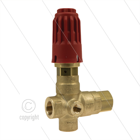 VB36 - drukregelautomaat - 350 Bar - 80 l/min - 60&deg;C - Multi-user - In: 1/2&quot; bi - Uit: 1/2&quot; bi - Bypass: 1/2&quot; bi