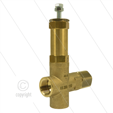 VB200/150 - 150 Bar - 200 l/min - max 60&deg;C - In: 1&quot; bi - Uit: 1&quot; bi - Bypass: 1&quot; bi
