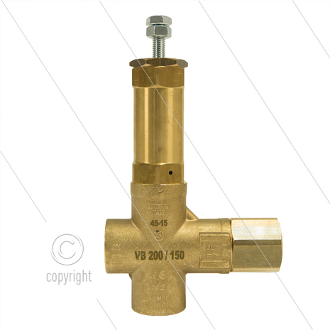 VB200/150 - 150 Bar - 200 l/min - max 60&deg;C - In: 1&quot; bi - Uit: 1&quot; bi - Bypass: 1&quot; bi