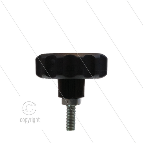 Instelknop t.b.v. VB200 - &Oslash;70mm - M10x44mm
