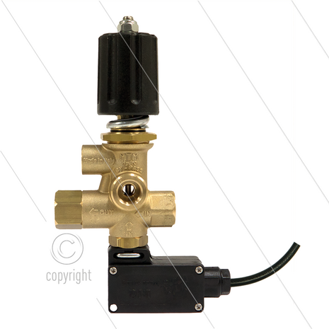MG4000 - drukregelautomaat met drukschakelaar - 310 Bar - 40 l/min - max 90&deg;C - In: 3/8&quot; bi - Uit: 3/8&quot; bi - Bypass: 3/8&quot; bi